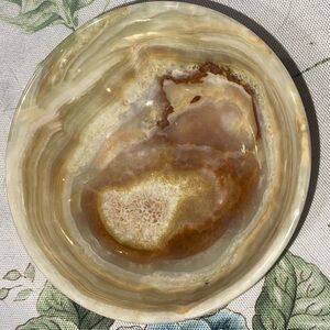 Closet clear out!! Natural Stone Decorative Bowl